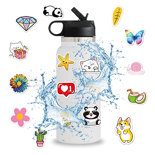 Taeekiy 160 Pcs Cute Stickers Bulk, Kawaii Stickers For Kids,Girls.teens, Vinyl Waterproof Stickers For Water Bottles,Laptop, Phone Etc. Stickers Non Independent Cutting But Very Cute #TOP3