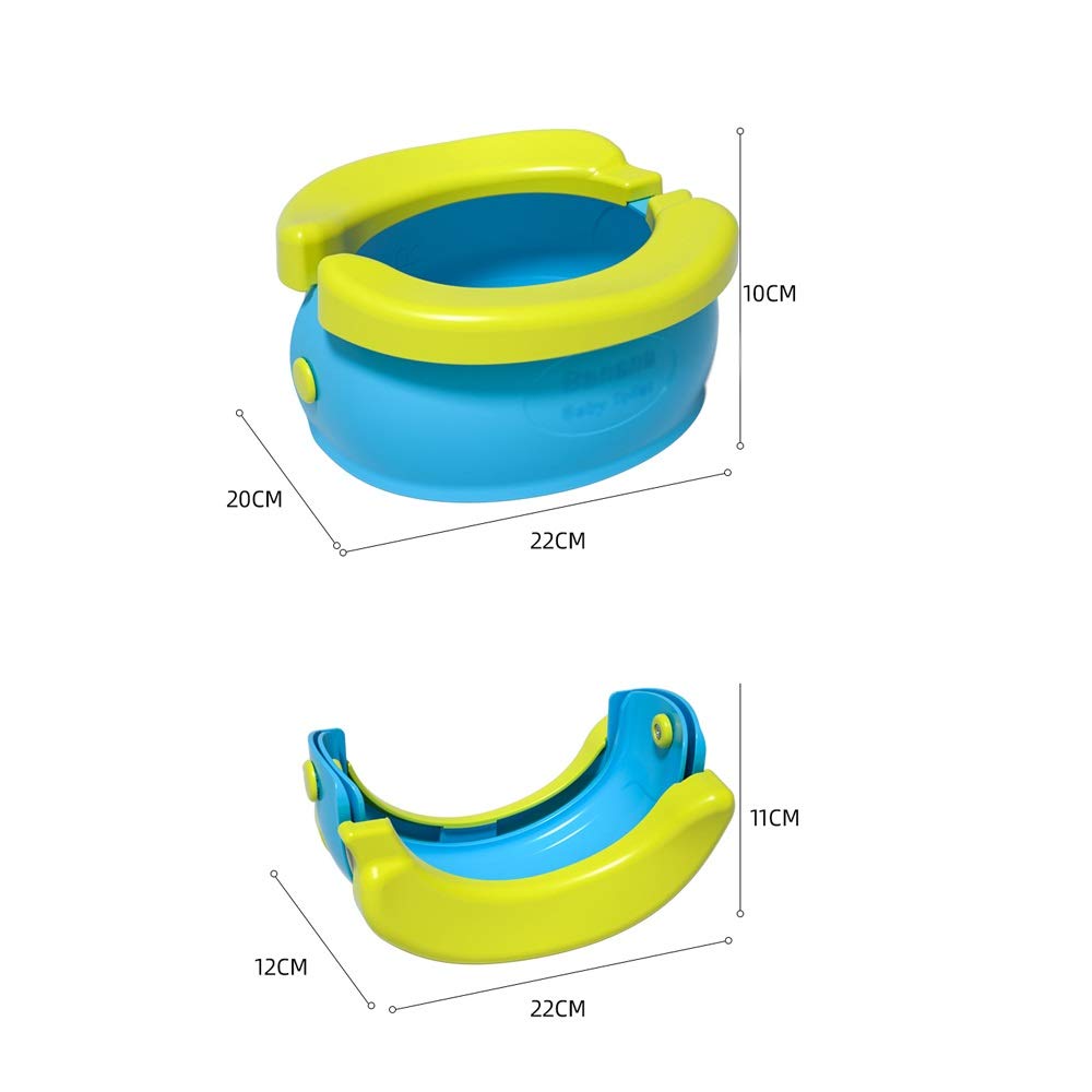 Orinal plegable para bebé, orinal de viaje para entrenamiento, orinal portátil para bebé, orinal para niños, asiento de entrenamiento para inodoro de viaje para niños(3-Pack)