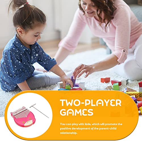 Generic 1 Set 17- Key Kalimba Duim Piano Cartoon Acryl Mbira Toetsenbord Vinger Piano Draagbare Muziekinstrument Voor… - Image 5