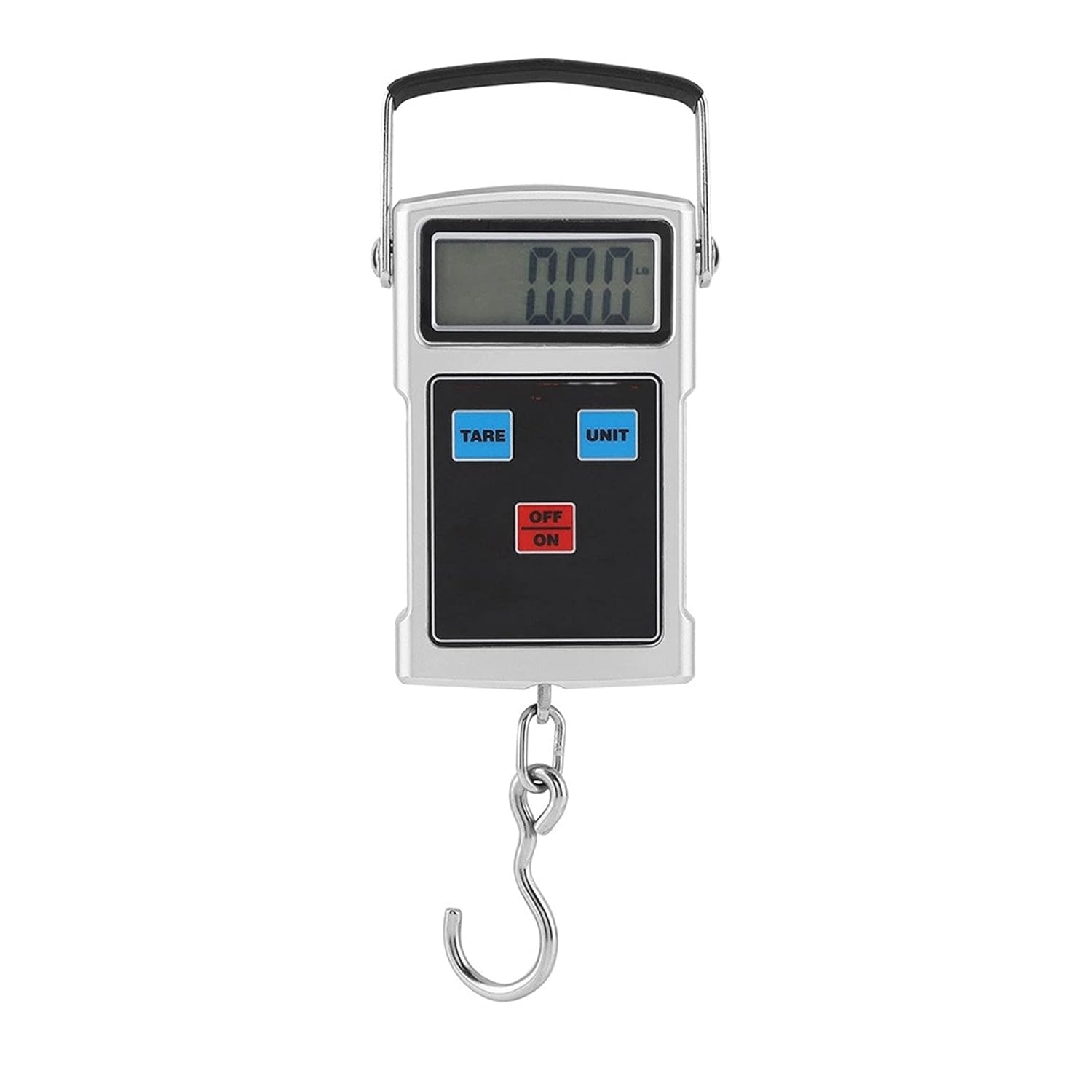 Weight ScaleDigital Scale-Hanging Scale Portable Electronic LCD Display Digital Weight Scale with Tape Measure Hook​​ 50KG Digital Scale for Weighing Luggage