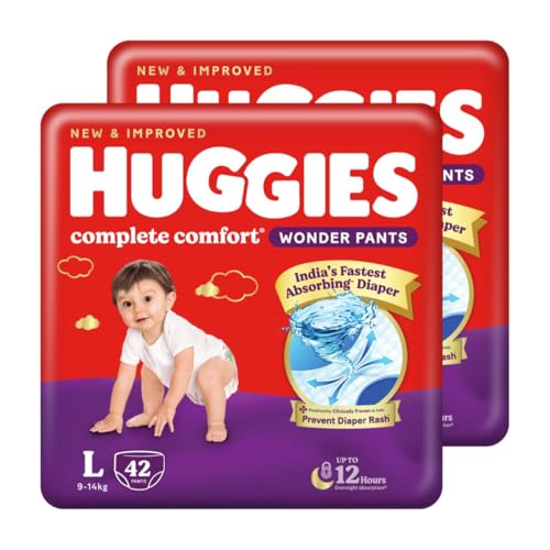 Huggies Complete Comfort Wonder Pants | Pant Style Baby Diapers L...