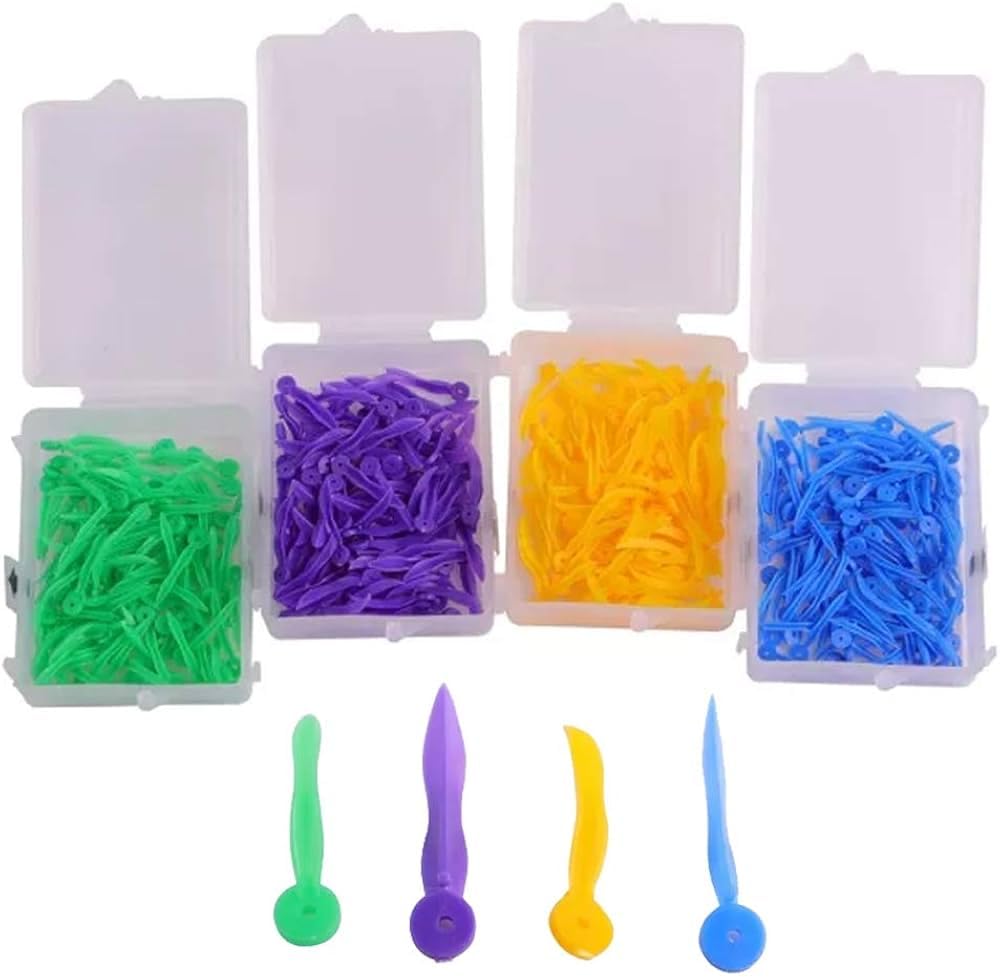 Plastic Wedges Box Of 100 Pieces SET OF 4 BOX-image-42