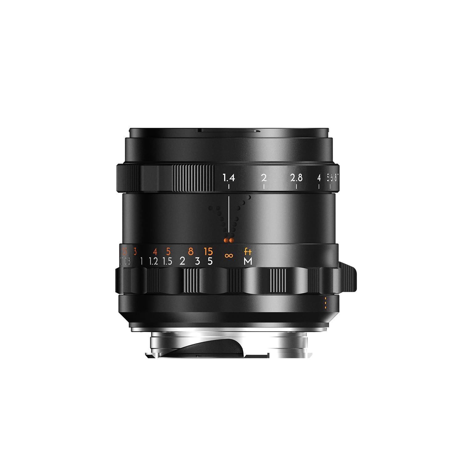 Thypoch Simera 50mm F1.4 M Mount Objektiv für Leica M, MF Vollformat Festbrennweite für Leica Kameras M2 M4 M6 M9 M9-P M 240 M-P 240 M 262 M10-P M10-R M11 Schwarz