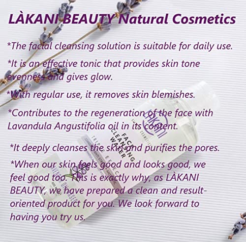 Làkani Beauty Lavender Micellar Water,Facial Cleanser And Makeup Remover.14.08 Fl.oz #TOP2