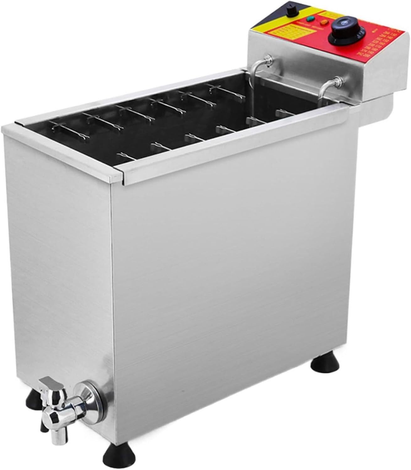 Corn Dog Fryer Commercial,Cheese Hot Dog Sticks Maker,Electric Deep Fryer For Corn Dog,25L Hot Dogs Sticks Frying Machine,Snack Machine Maker,