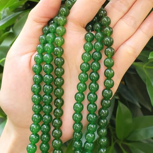 Image of 70pcs Adabele Natural Green Jade Gemstone 10mm Round Beads