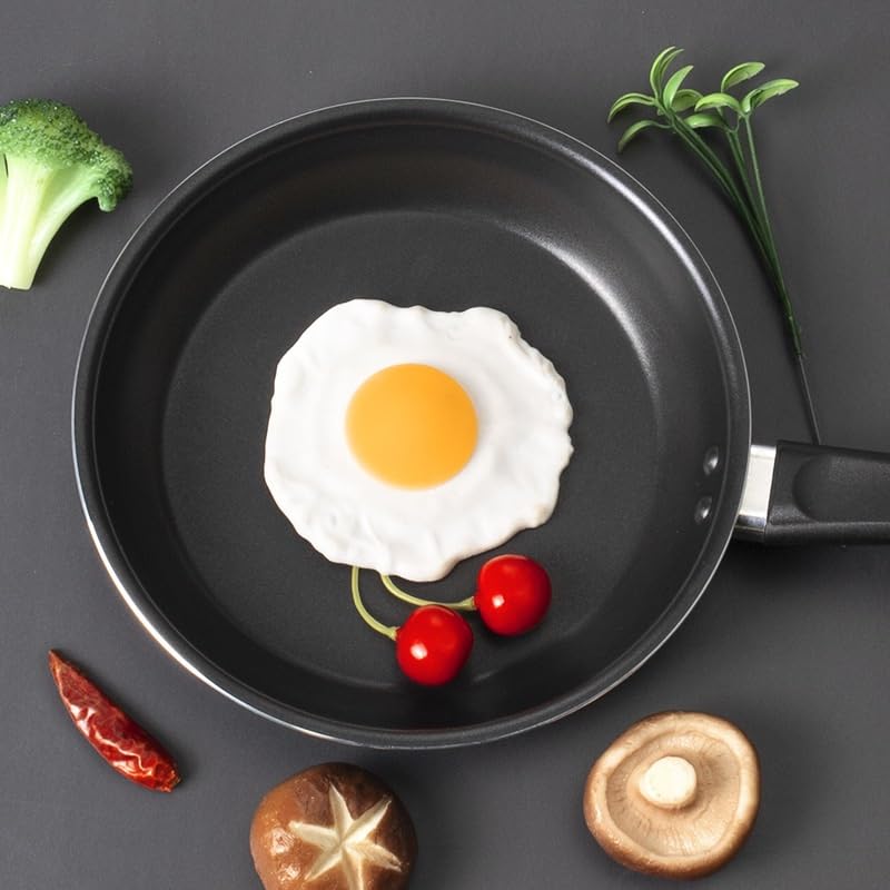 Wok redondo antiadherente 10.2 pulg aluminio clásico miniatura 3