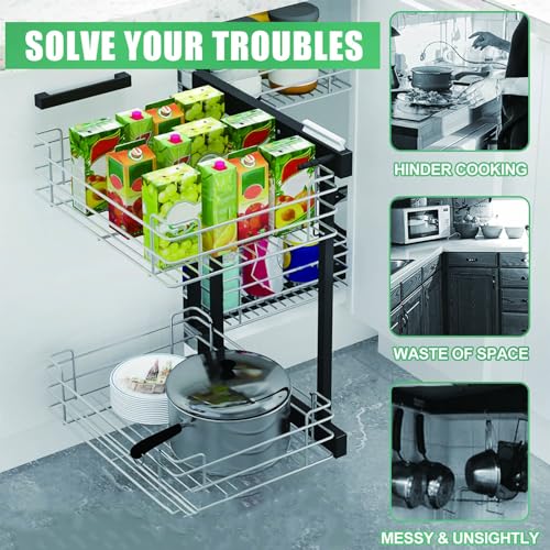 Meuble d'angle borgne Corner Optimizer pour régler le problème des placards profonds - 4