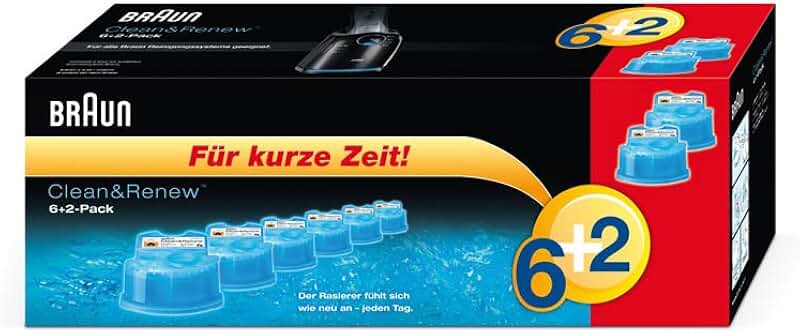 Braun Series 9 Reinigungskartuschen Wie Oft Wechseln www.amazon.de