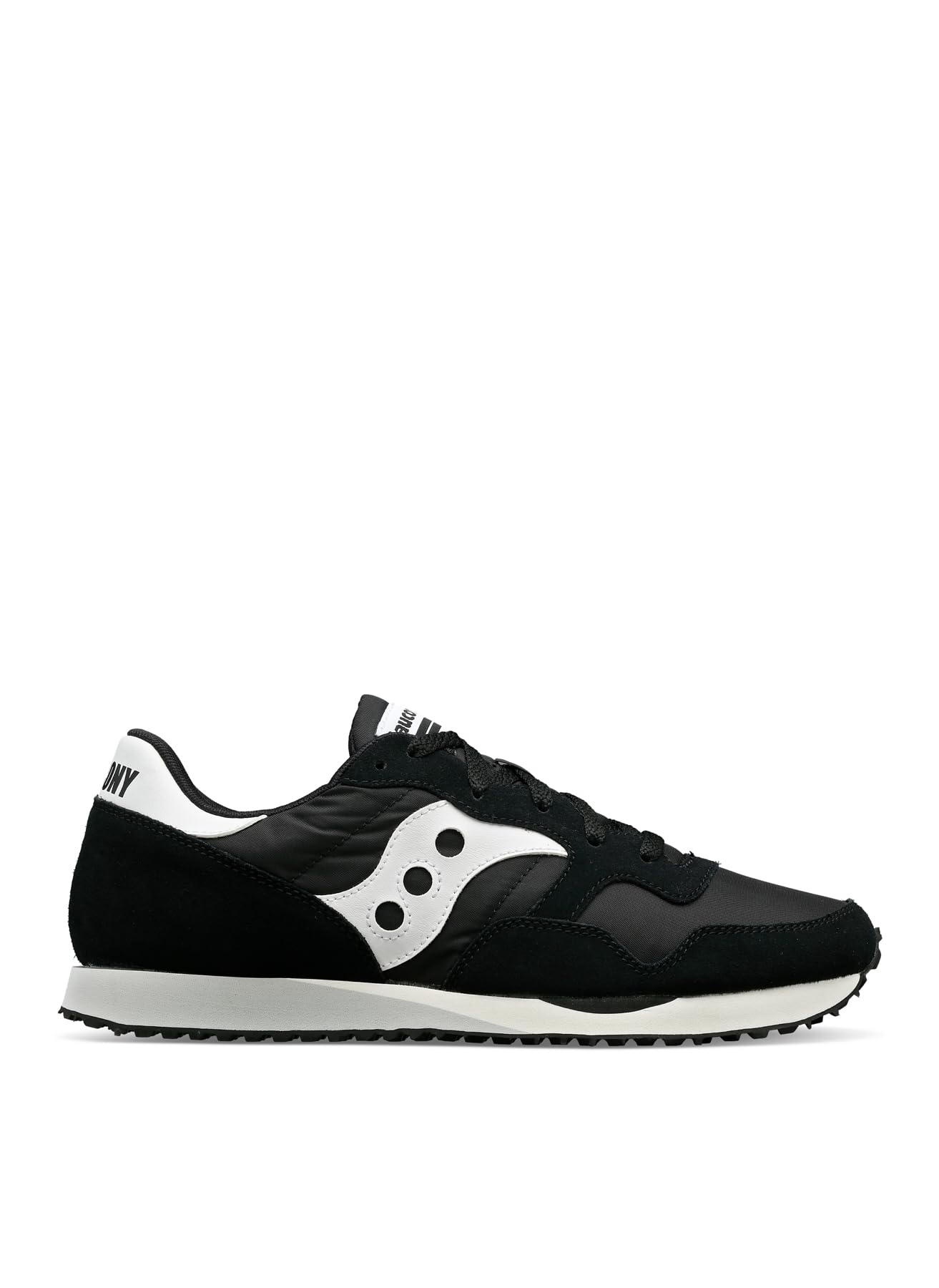 Saucony Mens Unisex DXN Sneaker Trainer Shoe, Black White