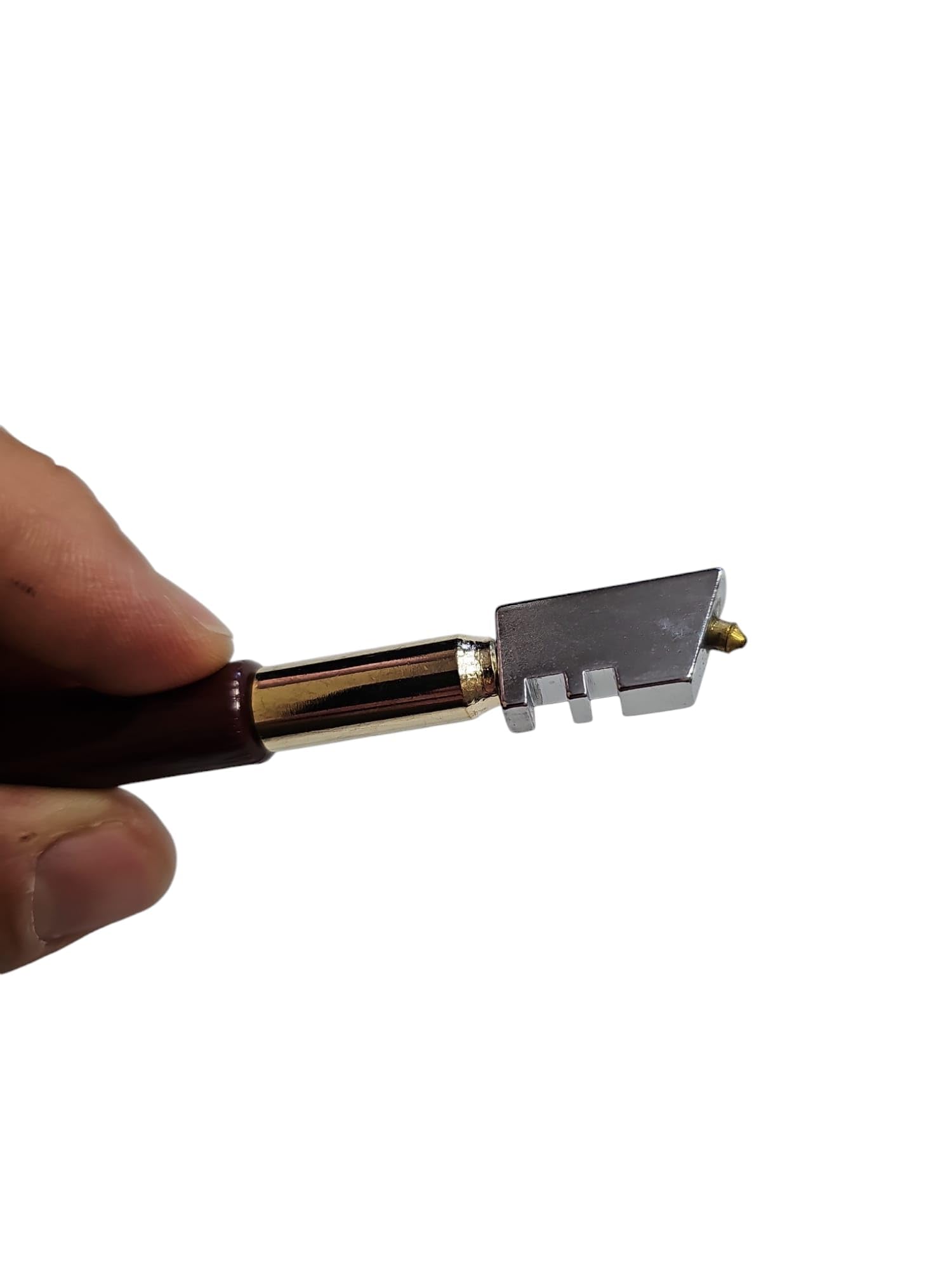 Tagliavetro Professionale 176mm – Manico Ergonomico, Lama in Carburo di Tungsteno, Taglio Preciso per Vetro, Specchi e Piastrelle