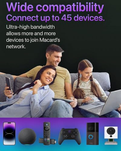 WLM Mucard Fastest WiFi Extender/Booster | Latest Release Up to 74% Faster | Broader Coverage Than Ever WiFi Signal Booster for Home | Internet Booster WiFi Repeater, w/Ethernet, Made for USA - Image 6