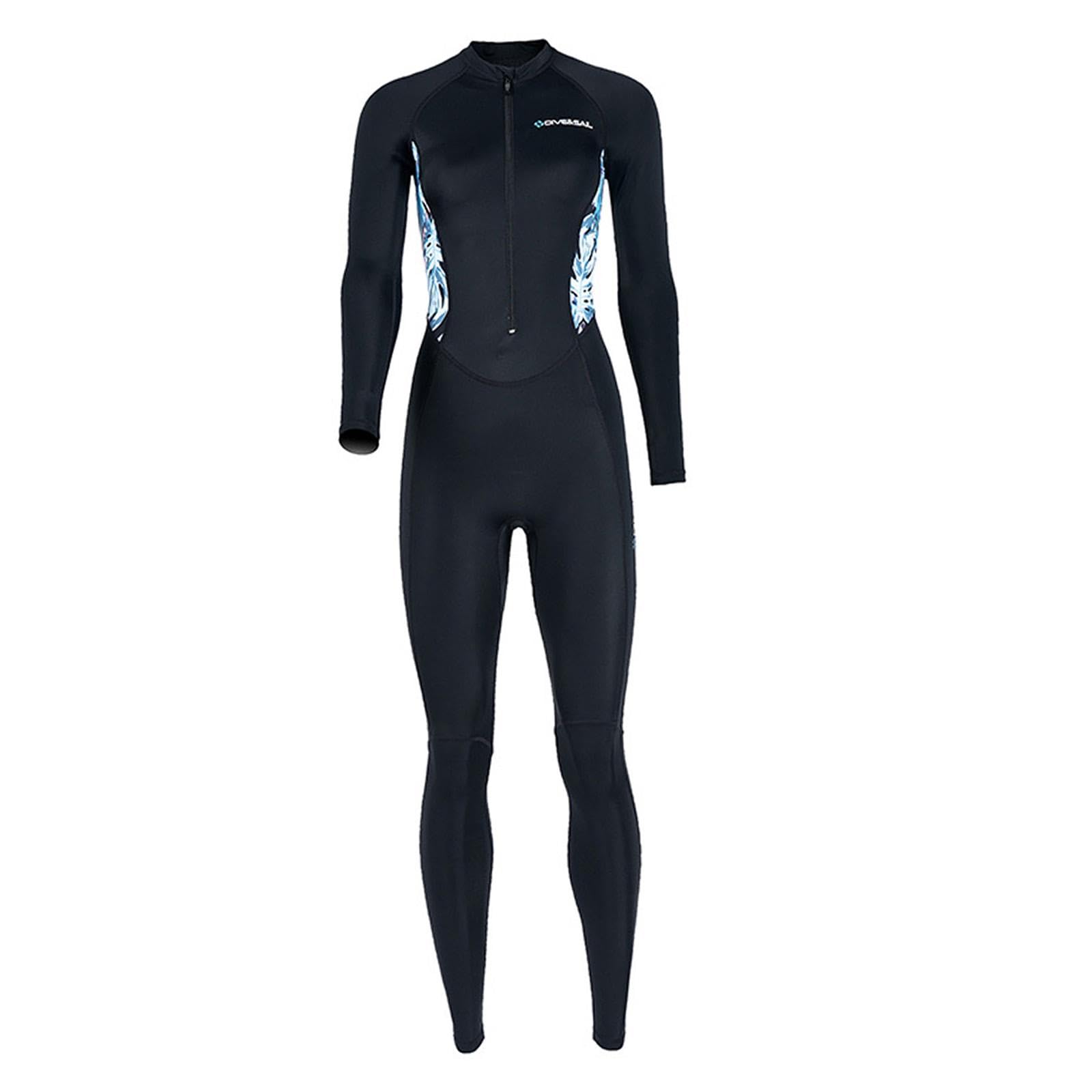 VISTORA Women Wetsuit Swimwear Front Zip Thin Dive Suit for Swimming Kayaking Diving Black S |Sporting Goods | Water Sports | Wetsuits & Drysuits | Wetsuits | Women