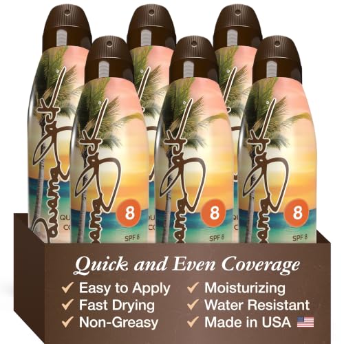 Image of Panama Jack Instant Bronzer Sunscreen, SPF 8, 5.5 OZ (Pack of 6)
