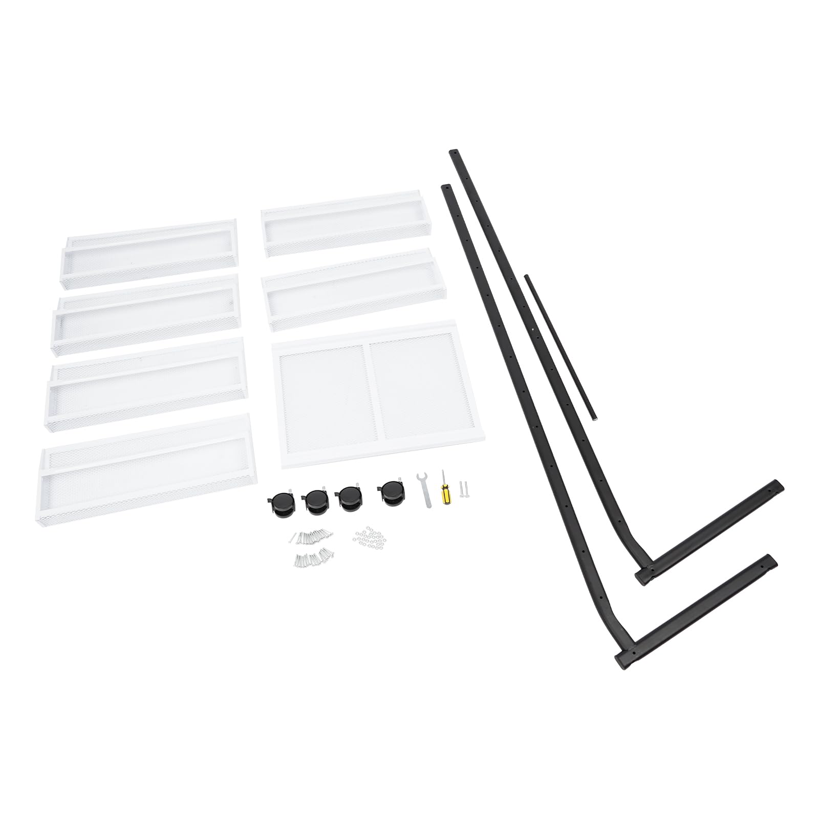 Espositore con opuscoli a 6 livelli, porta riviste su piedi con ruote, supporto per prospetto, cataloghi, riviste e giornali, per negozio Home Office Exposition