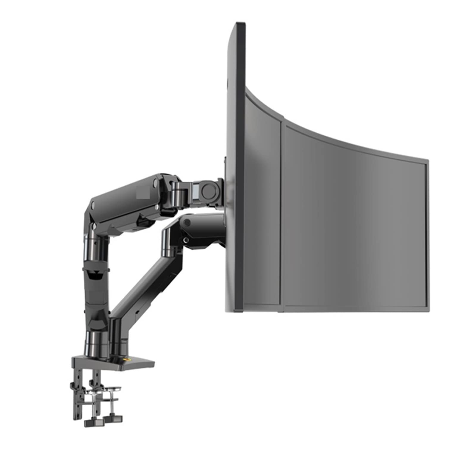 Supporto per Schermo, Braccio Meccanico a Molla per Monitor da scrivania a Doppio Arco da 27-34 Pollici, Portata 5-16 kg, Supporto per Monitor ultrawi,