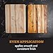 CLARK'S Cutting Board Oil & Wax Applicator - Elegant Design With Ergonomic Handle - Restores Beauty Of Your Butcher Block And Wood Surfaces - Smooth And Consistent Finish - Made From Hardwood Maple