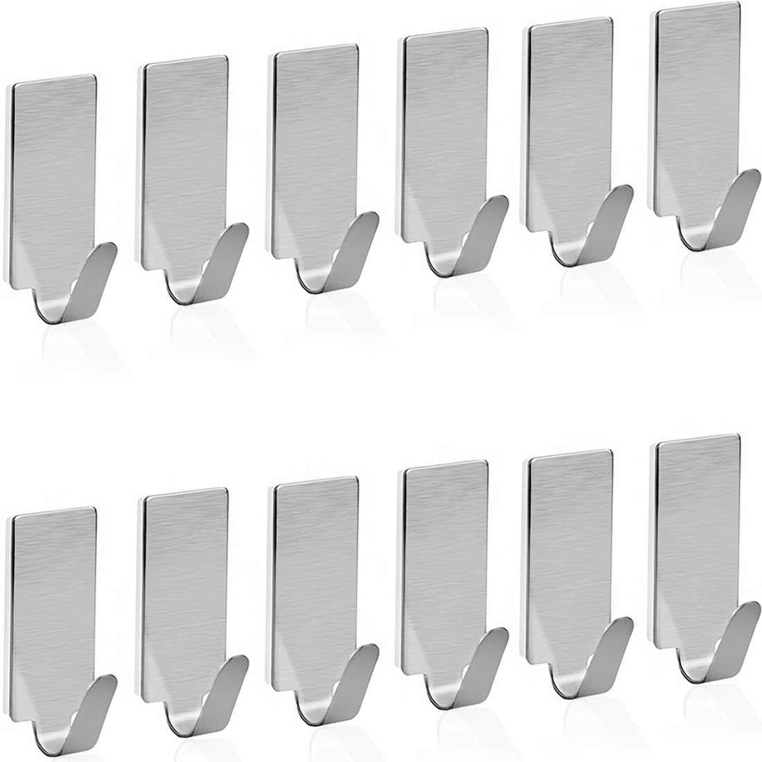 Gancio Appendiabiti Da Parete Adesivo Attaccapanni Muro Bagno Cucina Decorativo