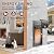 3-Flap Dog Door, All Aluminum Alloy Large Doggy Door Doggie door for Wall, Heavy Duty Pet Door Easy to Install, Energy Efficient, Telescoping Tunnel for Interior & Exterior Wall, Pet Up to 110Lb-Black