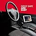 Macally Cup Holder Tablet Mount for Car - Sturdy and Adjustable Design - Tablet Holder for Car Cup Holder - Compatible with iPad Pro/Air/Mini, etc.