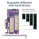 10Gtek 2-Port M.2 NVMe PCIe 3.0 X4 Adapter Card M-Key and B-Key, Support M.2 NVMe SSD and M.2 SATA SSD