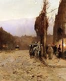 Paris at Twilight by Frederick Childe Hassam - 16' x 20' Premium Canvas Print