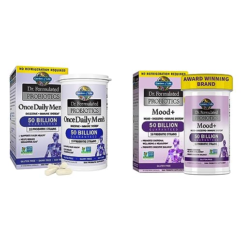 Garden of Life Probiotics for Men Dr Formulated 50 Billion CFU 15...