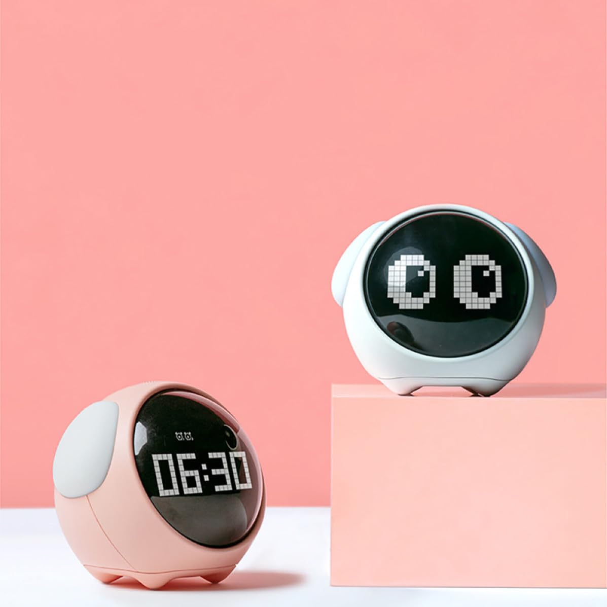 Operitacx Reloj Despertador Digital LED Luz Nocturna Recargable