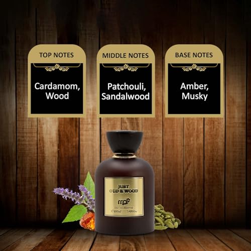 Image of MPF Just Oud & Wood Perfume For Men|| 100ml || Strong & Long Lasting Fragrance | Gift for Him