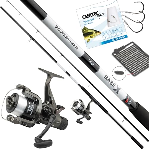 Fischzeux Angelset Karpfen Profi CarpFX - Karpfenset Rute + Freilaufrolle 3,00m Fischzeux Angelset Karpfen Profi CarpFX - Karpfenset Rute + Freilaufrolle 3,00m