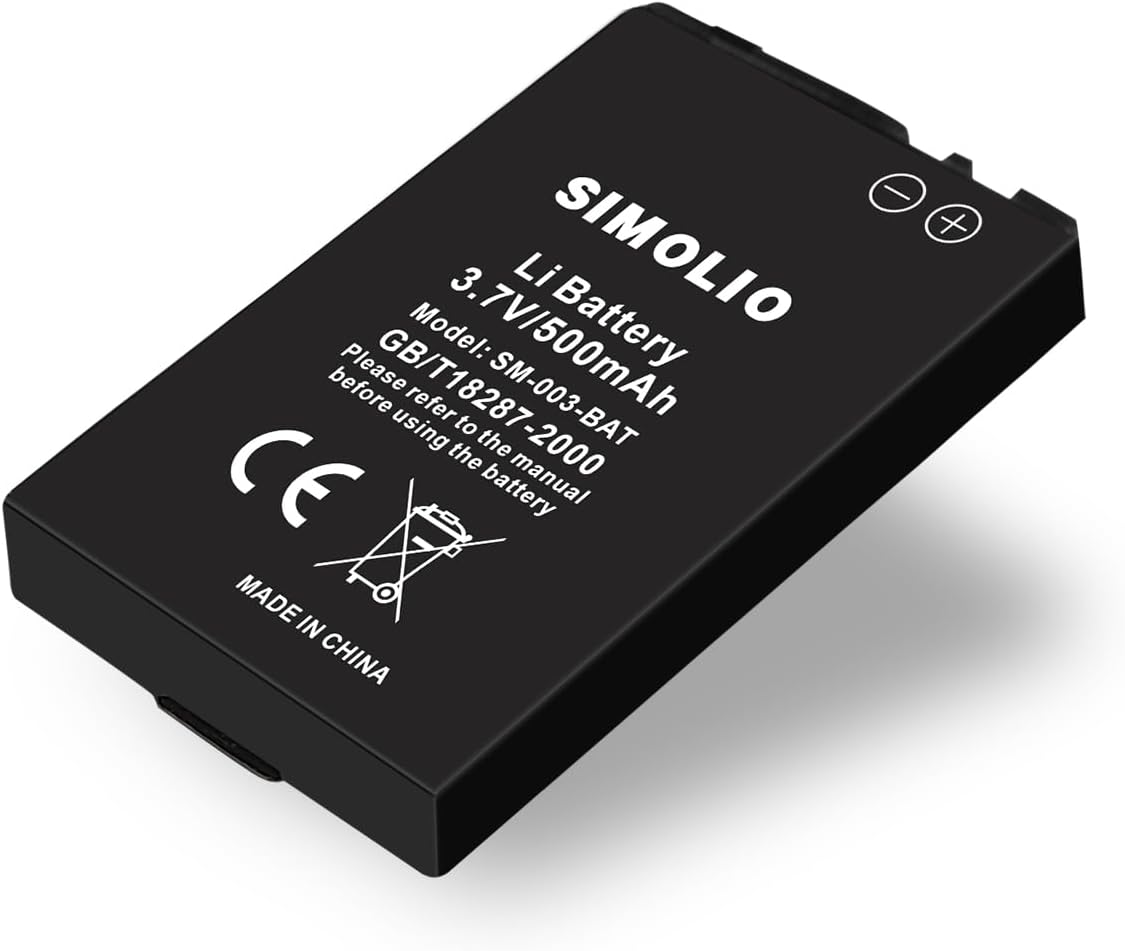 SIMOLIORecharegeable Battery Big Over Ear Wireless TV Headphones SM-825D Pro, SM-829D1, SM-829D2, SM-905TV ONLY (NOT for in Ear Headphones and Headset Model SM-823 Pro/823D Pro/824D1/824D2)