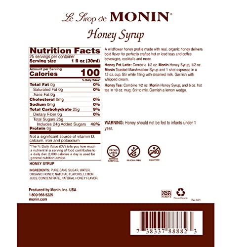Monin Honey Syrup