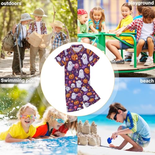 Image of Boccsty Red Strawberry Boy Summer Shorts Sets Hawaiian Toddler Boys T-Shirt & Pants 2 Pcs 3T-10T