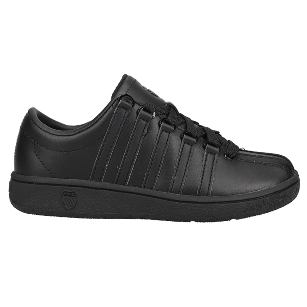 K-Swiss Kids Girls Classic Lx Lace Up Sneakers Shoes Casual - Black