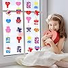 FOIMAS Valentine's Day Wooden Slices,36pcs Heart Cupid Unfinished Wood Cutout Slice Hanging Ornament with Jute Twine and Colored Pen for DIY Craft Supply #4