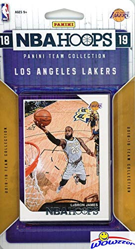 Los Angeles Lakers 2018/2019 Panini Hoops NBA Basketball EXCLUSIVE Factory Sealed Limited Edition 11 Card Team Set with LEBRON JAMES, Lonzo Ball, Kyle Kuzma, Brandon Ingram & Many More! WOWZZER!