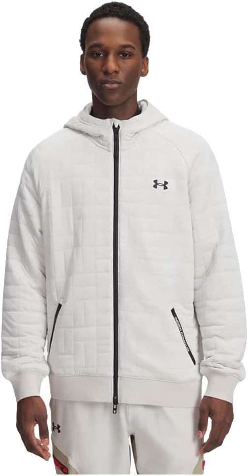 Under Armour Ua Unstoppable Flc Txtr Fz Erkek Günlük Ceket 6003869-110 Beyaz