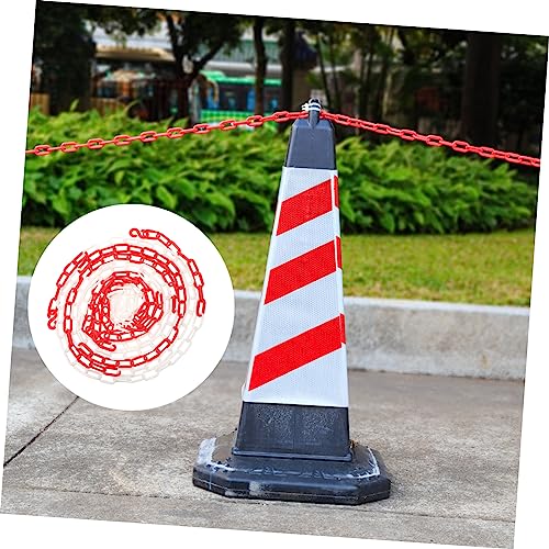 HEALLILY 2 Peças Corrente De Plástico Postes De Trânsito Corrente De Barreira Adereços De Halloween