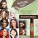 Nature Nut Hair Serum Moisturizer for Frizzy Hair - Anti Frizz Hair Gloss Serum Split End Repair Treatment for Dry Damaged Hair with 5 Nut Hydration Formula