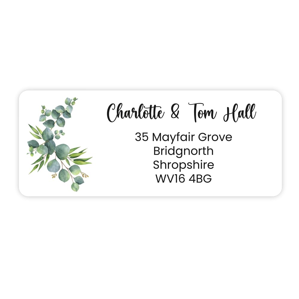 Eucalyptus Address Labels - Pack of 30