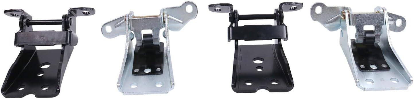 4Pcs Door Hinge Front Upper Lower Left & Right Side 925-066 925068 Compatible with Ford F150 F-250 F-350 Mercury 1980-1997 E8TZ1522810A E9TZ1522800A