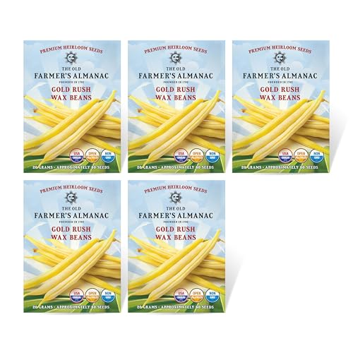 The Old Farmer's Almanac Heirloom Gold Rush Wax Bean Seeds