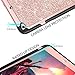 BENTOBEN iPad Mini 5 Case, iPad Mini 4 Case, Glitter Sparkly 3 Layers Heavy Duty Rugged Shockproof Kickstand Sturdy Leather Protective Tablet Cover for Apple iPad Mini 5 / iPad Mini 4,Rose Gold Design