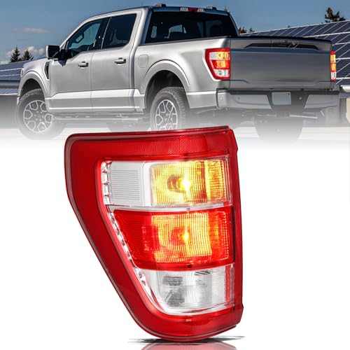 Image of Aosky Halogen Tail Light Assembly Compatible with 2021-2024 Ford F150 without Blind Spot Rear Taillight Brake Signal Lamp LH (Left Driver Side)