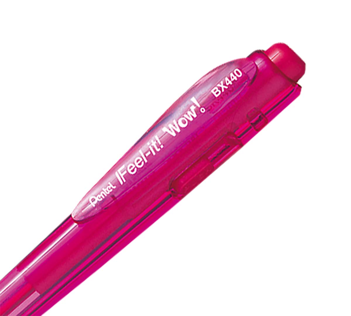 PENTEL Feel-it Wow! Penna sfera a scatto, Punta Media da 1,0 mm, Verde