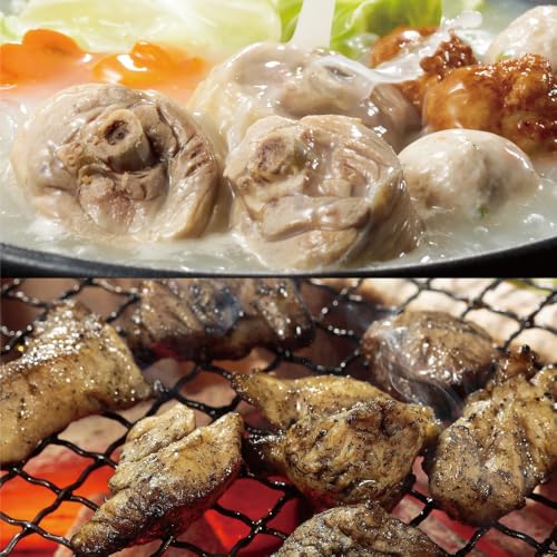 はかた地どり 炭火焼500g&水炊き(2〜3人前)セット