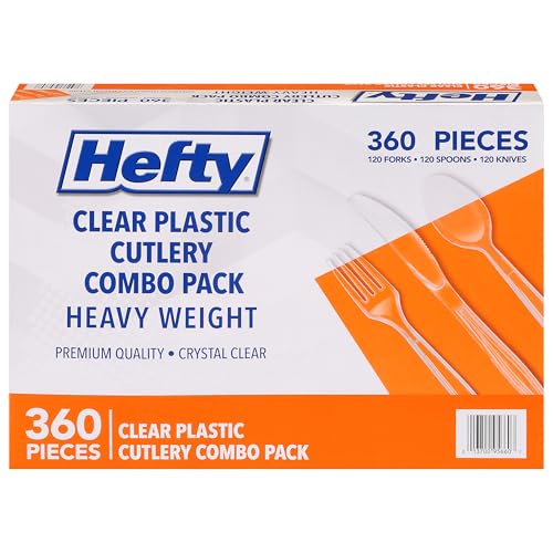 Hefty 360 Count Clear Heavy Duty