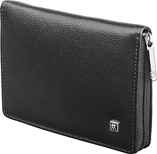 ZWILLING Maniküre und Pediküre Set 8-teilig, Komplettset für die Nagelpflege, Reisegröße, Leder, Premium, Schwarz – Bild 2
