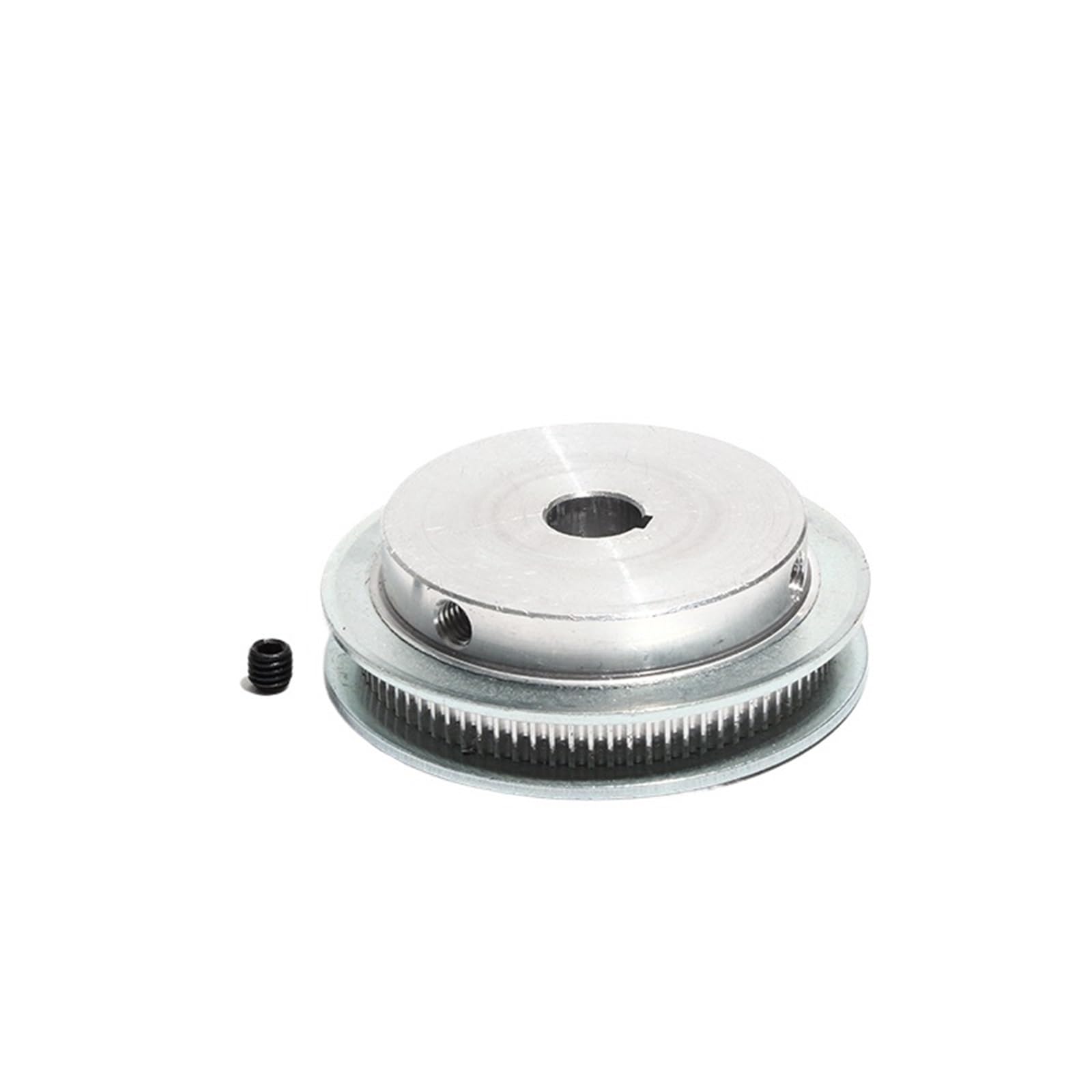 S2M-66T Poulie de distribution 66 dents en alliage d'aluminium, rainure de clavette, options d'alésage 8/10/12/14/15/20 mm, idéale pour les systèmes d'entraînement par courroie (alésage de 10 mm, clé
