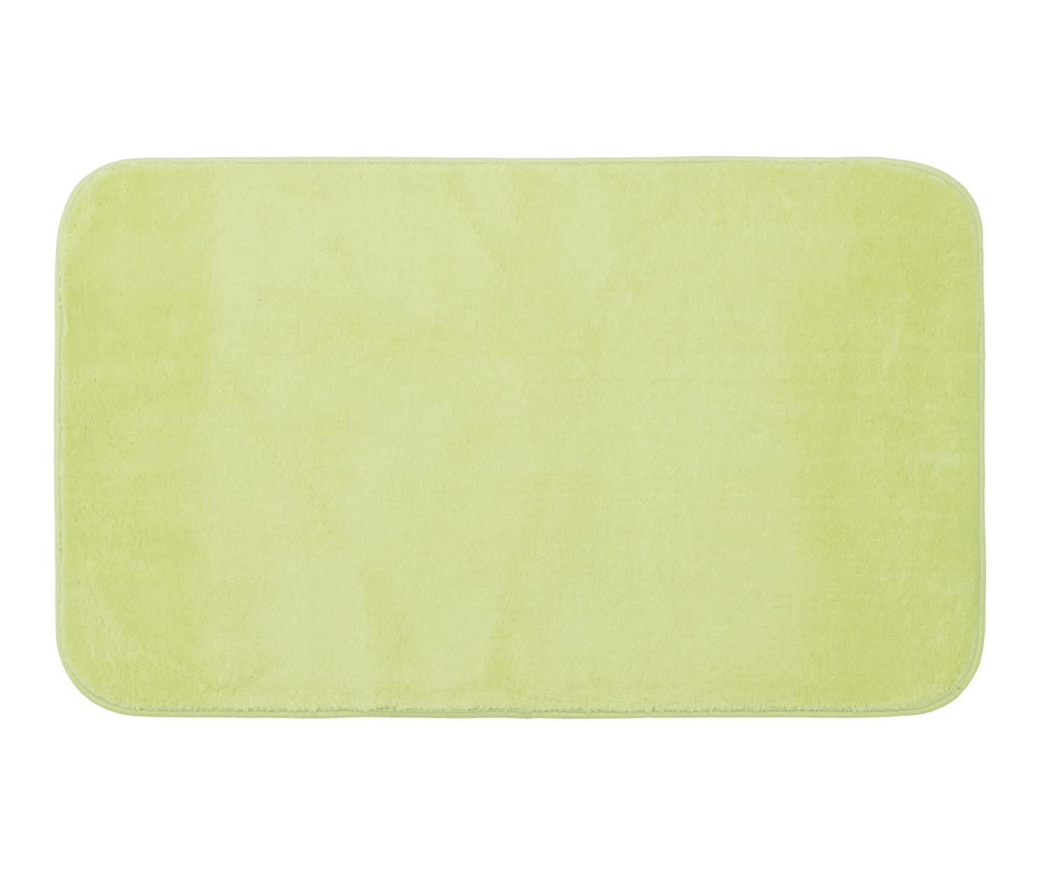 Gözze - Premium Rutschfester Badteppich, RIO, 100% Microfaser, 60 x 100 cm - Limone